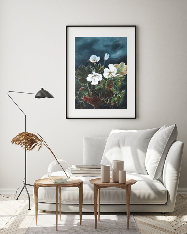 &quot;Hillan kukkia&quot; Juliste 50x70cm. Yksi jäljellä