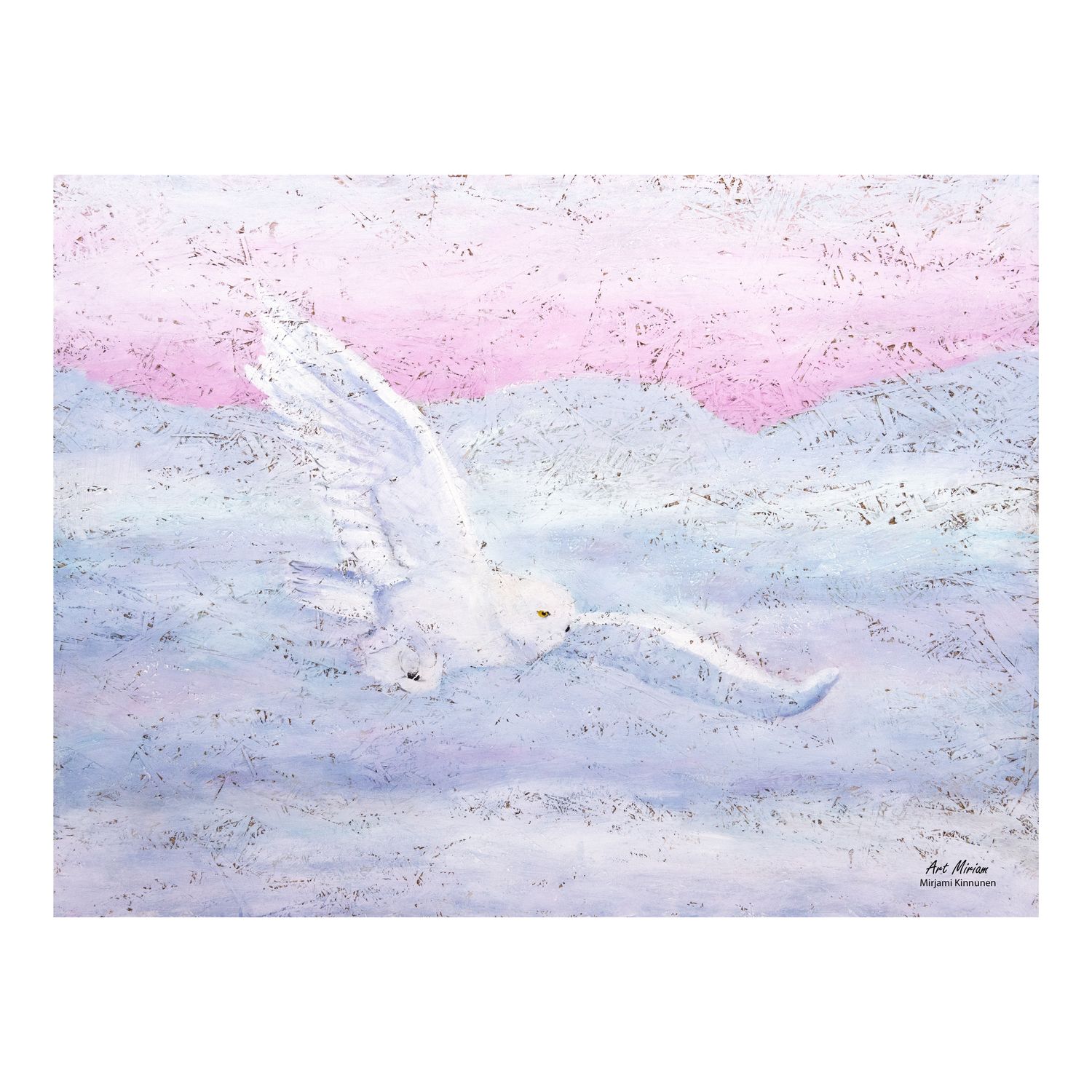 &quot;Tuntureiden tuttu&quot; 30x40cm juliste