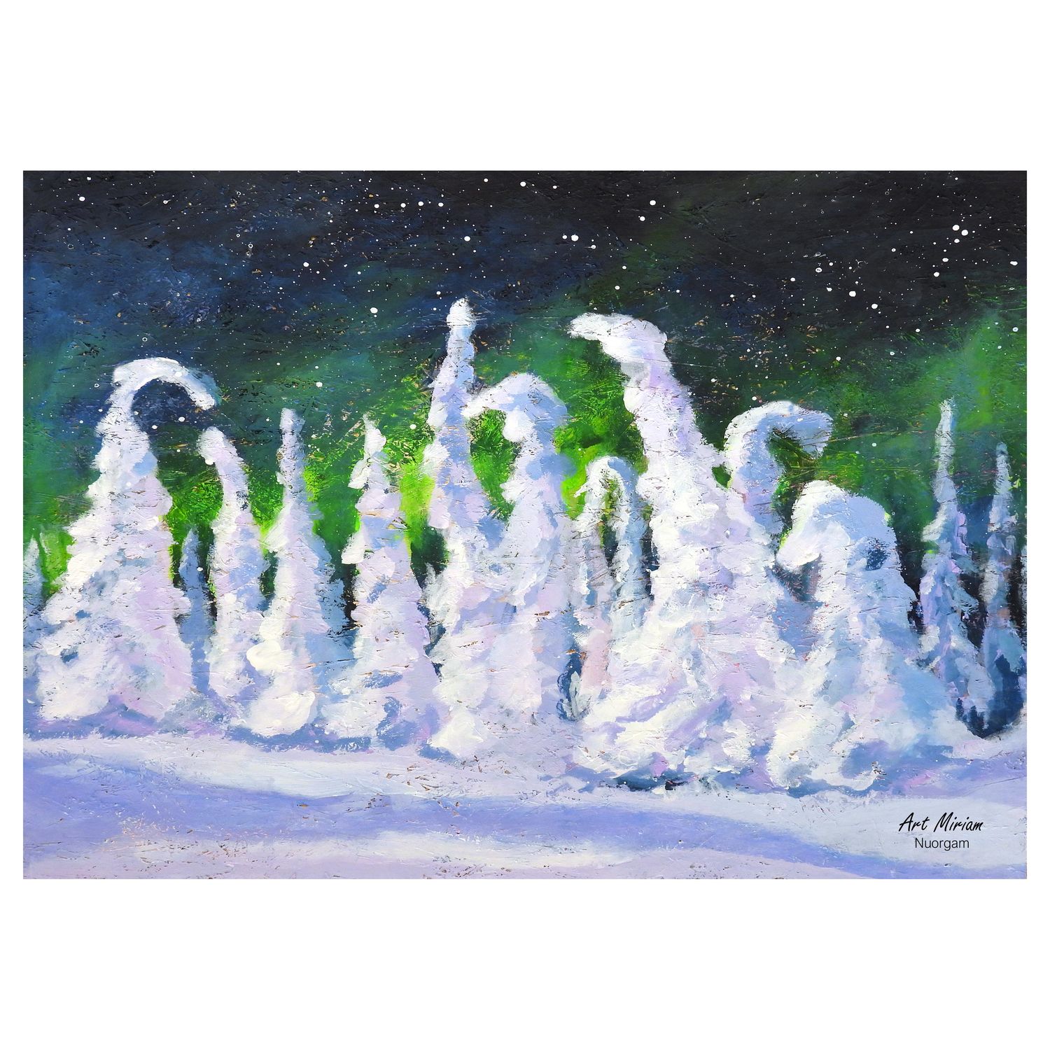 Tulosssa uutta! &quot;Kynttiläkuuset&quot; Juliste 21x30cm.