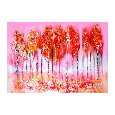 &quot;Ruskapuut&quot; Juliste 21x30cm.