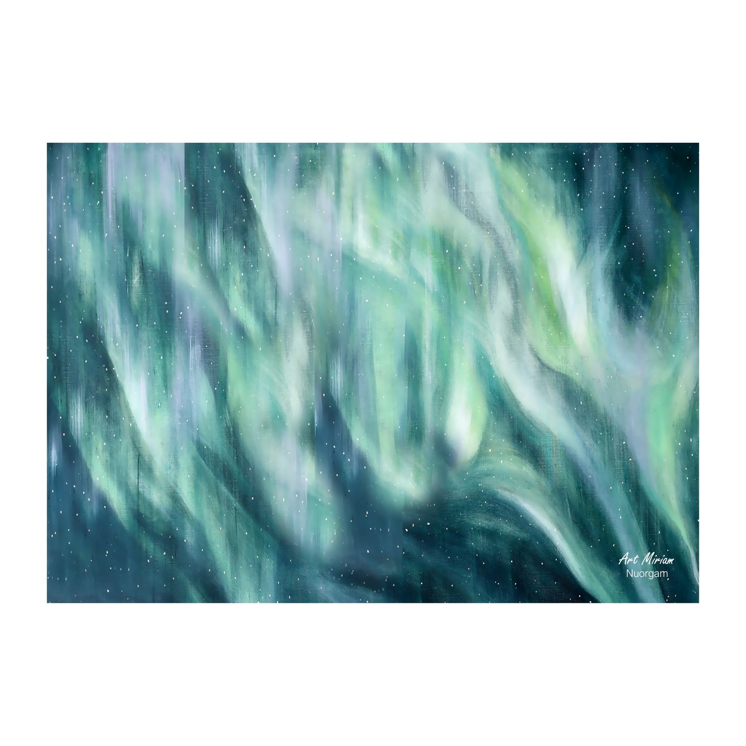 Tulosssa uutta! &quot;Aurinkomyrsky&quot; Juliste 21x30cm.