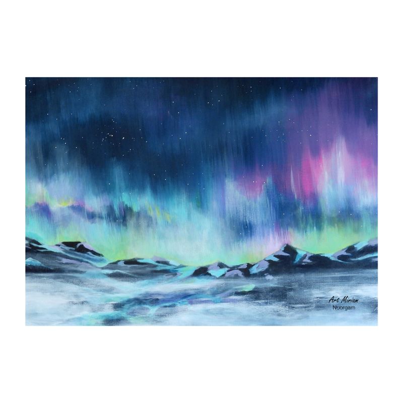 &quot;Aurora&quot; Juliste 21x30cm.