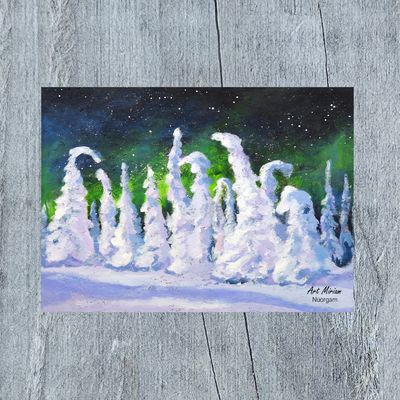 &quot;Kynttiläkuuset&quot;, A6 kortti