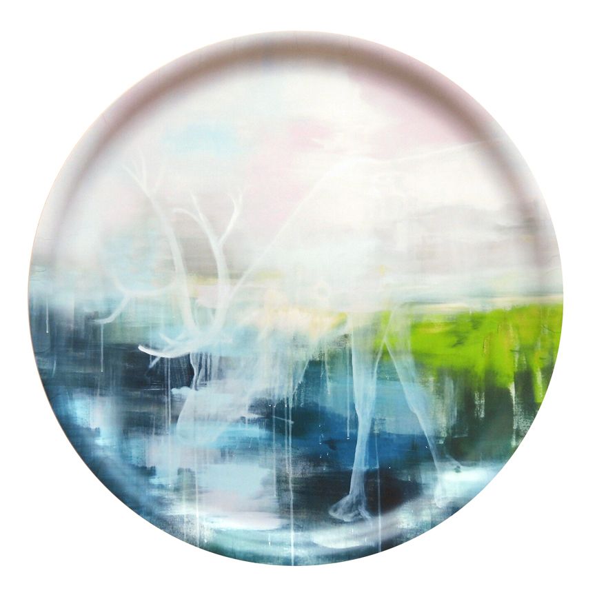 Lähde,  40cm koivutarjotin