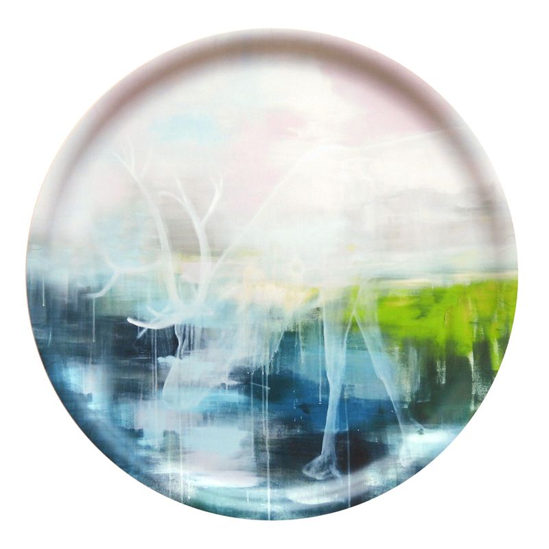 Lähde,  40cm koivutarjotin