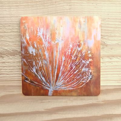 Koivuiset lasinaluset 10x10cm. Uutuuksia saapunut!