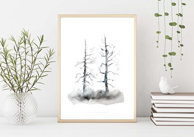 "Kelopuut" Juliste 21x30cm.