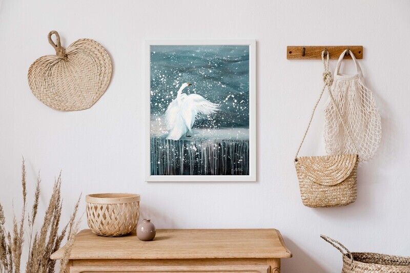 "Laulujoutsen" 30x40cm juliste