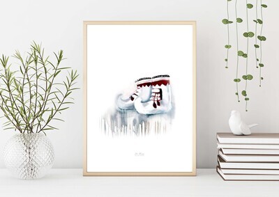"Nutukkaat" Juliste 21x30cm.
