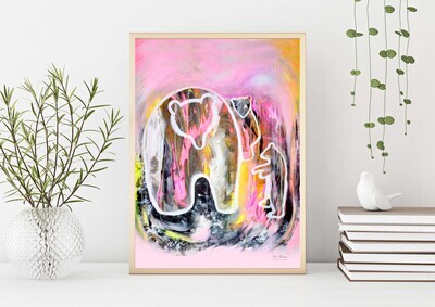 "Ensimmäinen kevät" Juliste 21x30cm.