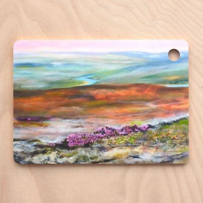 "Sieliköt", 22x15cm leipälautanen.