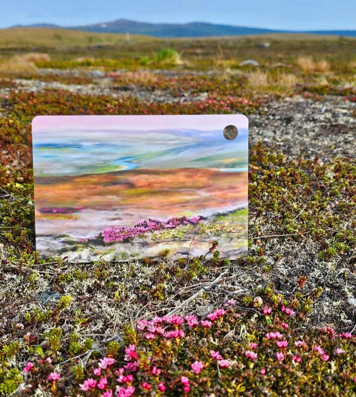 "Sieliköt", 22x15cm leipälautanen.