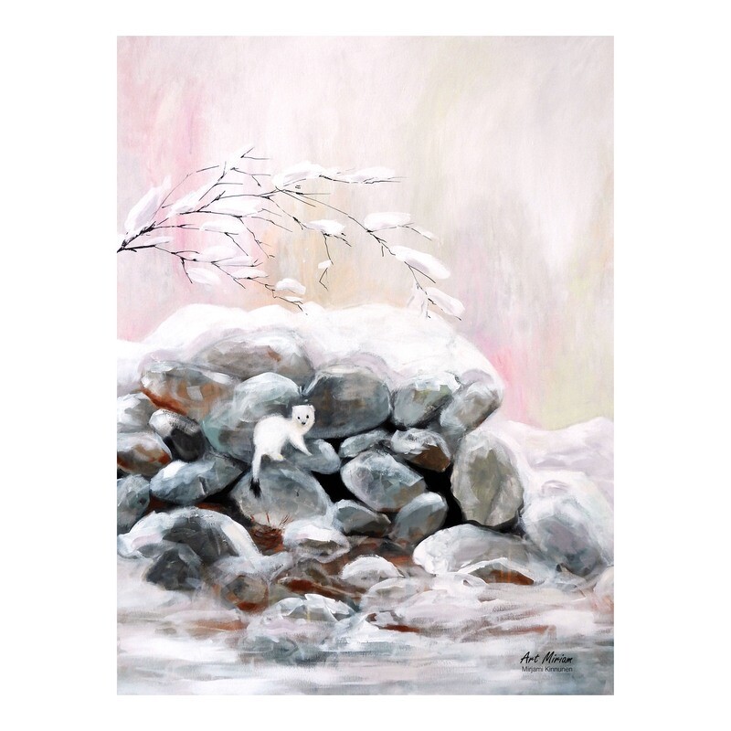 "Kärppä" 30x40cm juliste