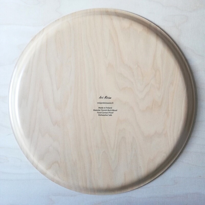 Ruska, 40cm koivutarjotin