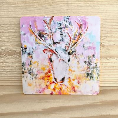 Koivuinen lasinalunen "Ailo" 10x10cm