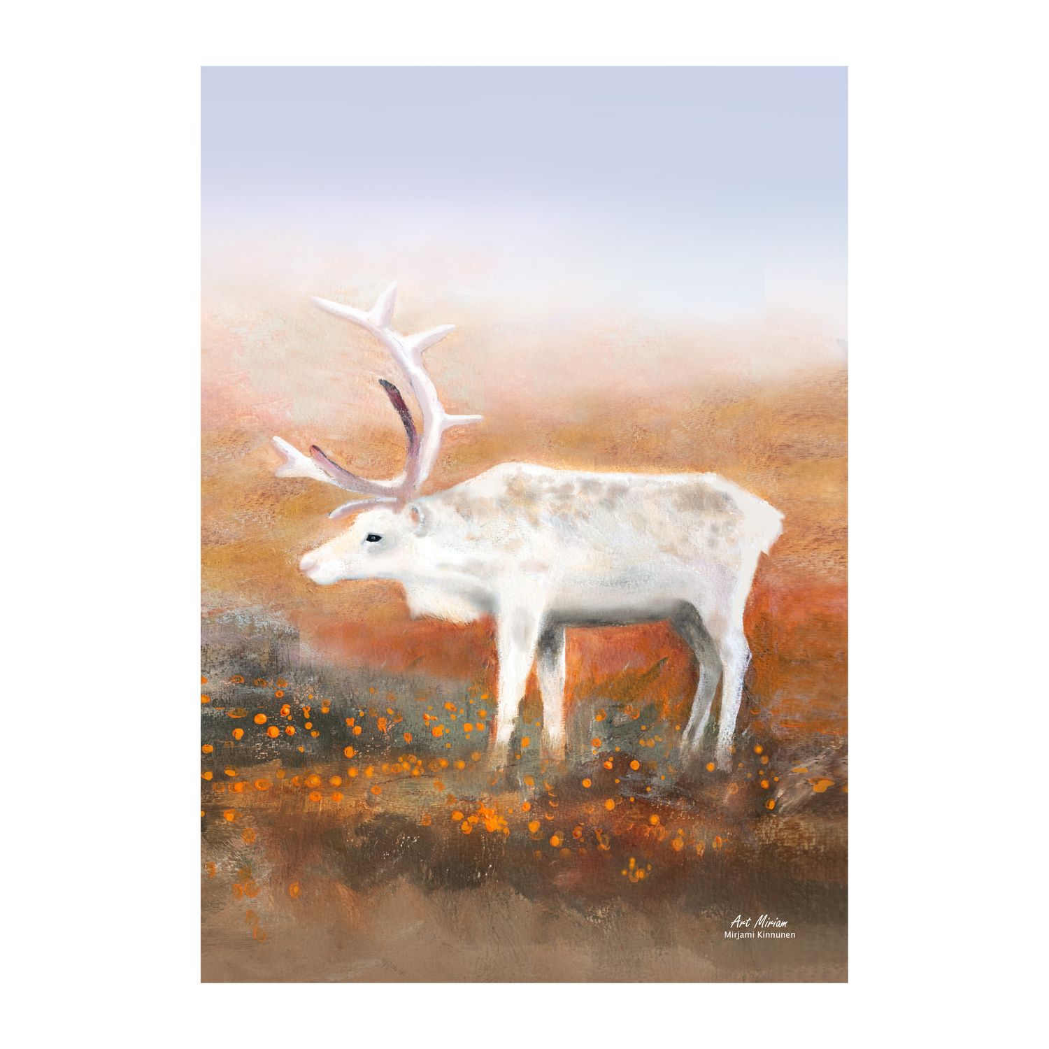 Tulossa uutta huhtikuussa! "Hillasuolla" Juliste 21x30cm.