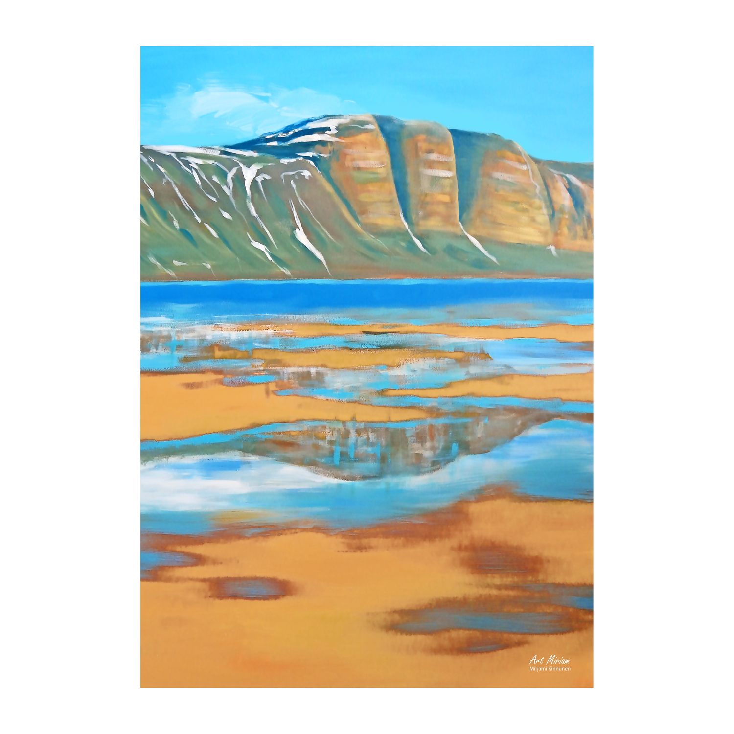 Tulossa uutta huhtikuussa! "tenovuono" Juliste 21x30cm.