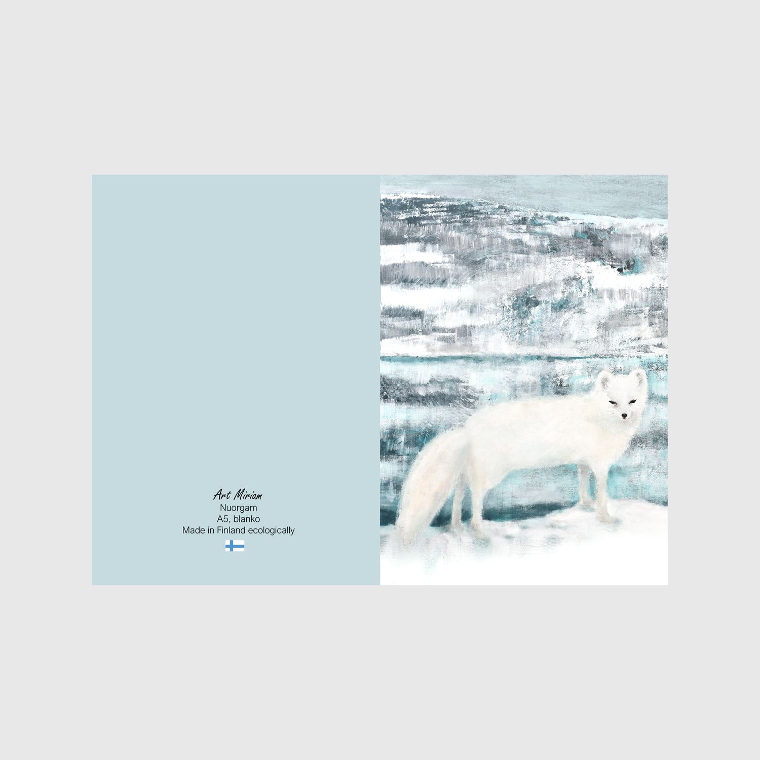 Tulossa uutta! Arctic Fox, A5 Muistilehtiö