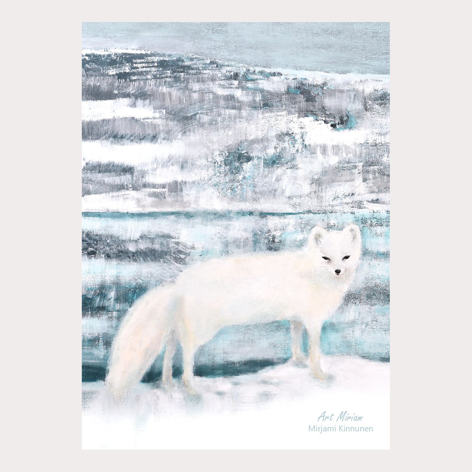 Tulossa uutta! "Arctic Fox" A6 kortti