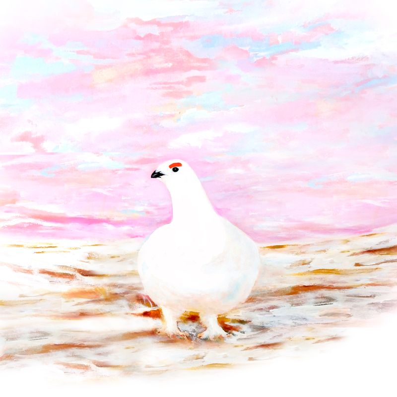 Tulossa uutta 9.10. "Elämänlintu", Sisustustyynyliina 40x40cm