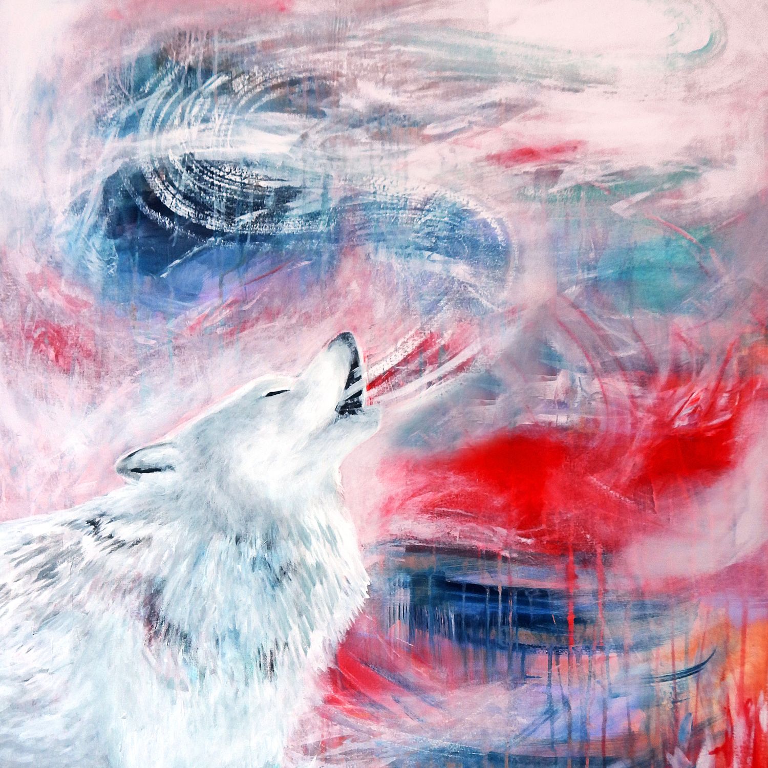 Tulossa uutta 9.10. "Susi", Sisustustyynyliina 40x40cm