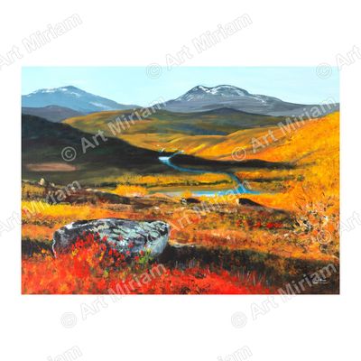 Tulossa uutta marraskuussa! "Kultaista valoa" Juliste 50x70cm