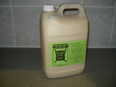 Leather lube  5 litre softening hides after tanning