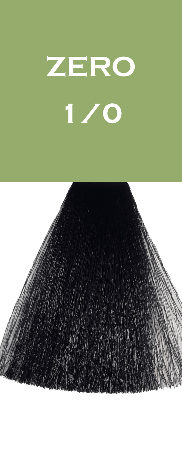 Coloration Zero Vegan - Noir - 1/0 - 100 ml - Vitality's