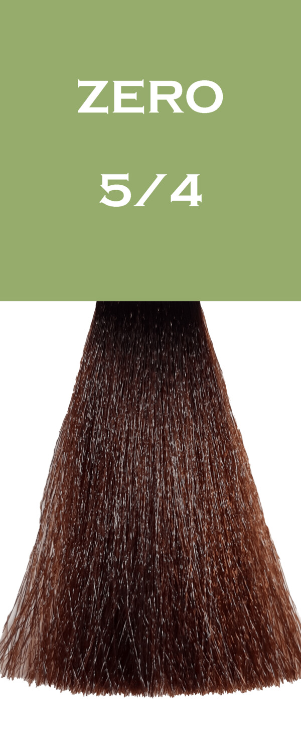 Coloration Zero Vegan - Châtain Clair Cuivré - 5/4 - 100 ml - Vitality's