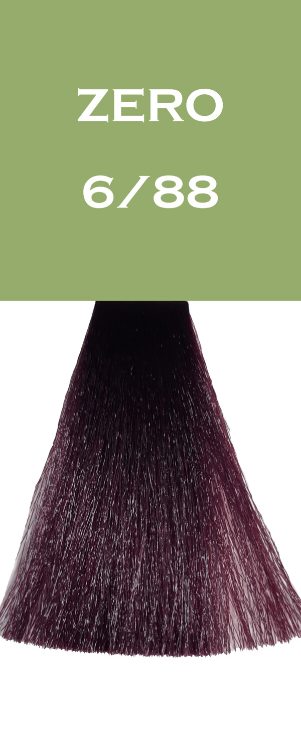Coloration Zero Vegan - Blond Foncé Violet Intense - 6/88 - 100 ml - Vitality's