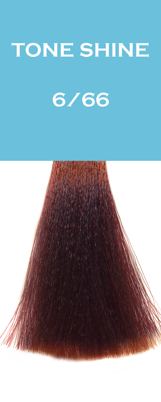 Crème Colorante - Blond Foncé Rouge Profond - 6/66 - Tone Shine - 100 ml - Vitality's