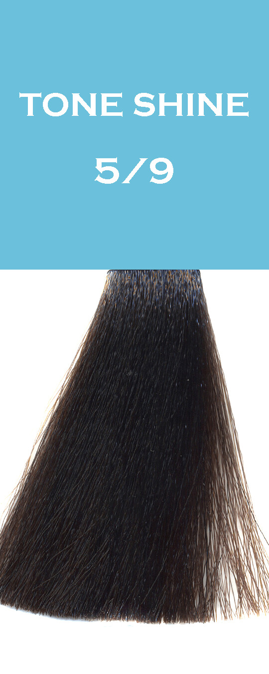 Crème Colorante - Châtain Marron Clair - 5/9 - Tone Shine - 100 ml - Vitality's