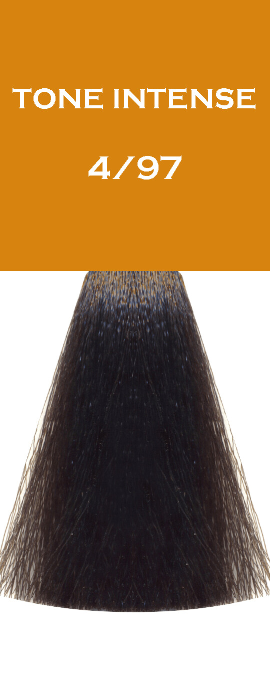 Crème Colorante - Châtain Marron Perlé - 4/97 - Tone Intense - 100 ml - Vitality's