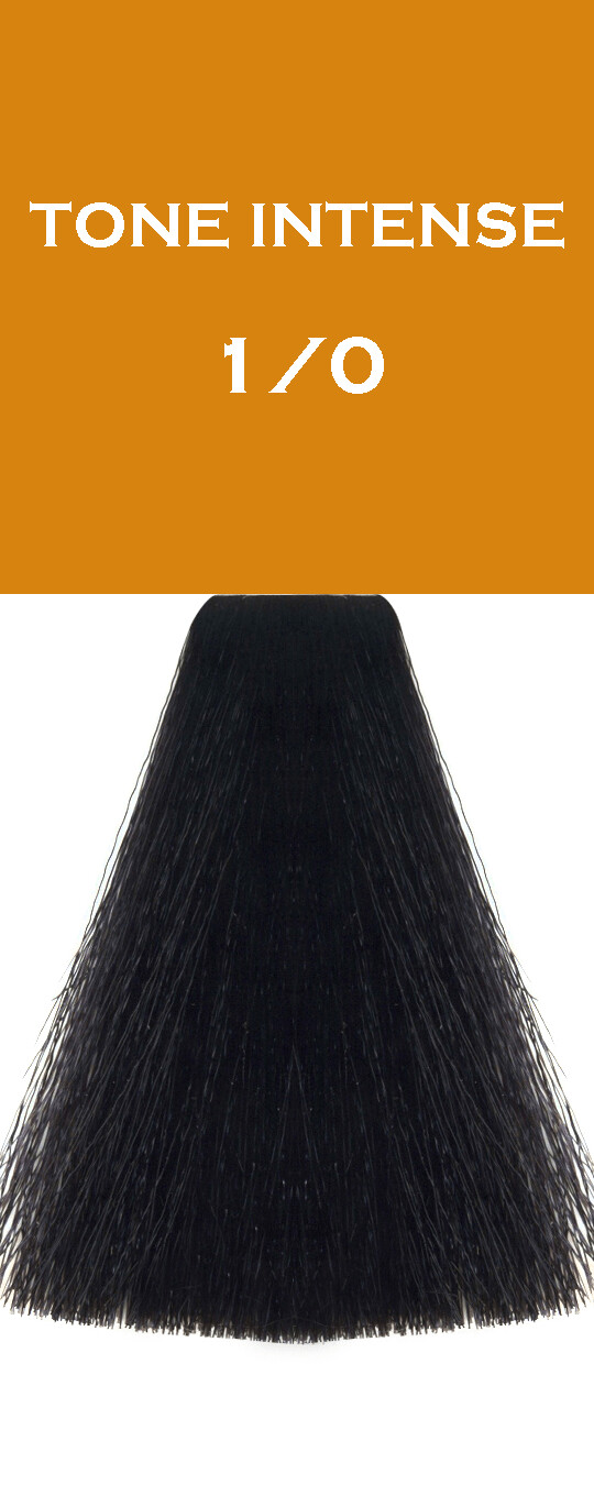 Crème Colorante - Noir - 1/0 - Tone Intense - 100 ml - Vitality's