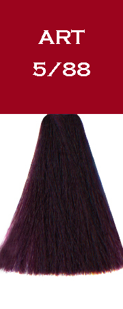 Crème colorante - Châtain Clair Violine Profond - 5/88 - Art Absolute - tube 100 ml - Vitality's