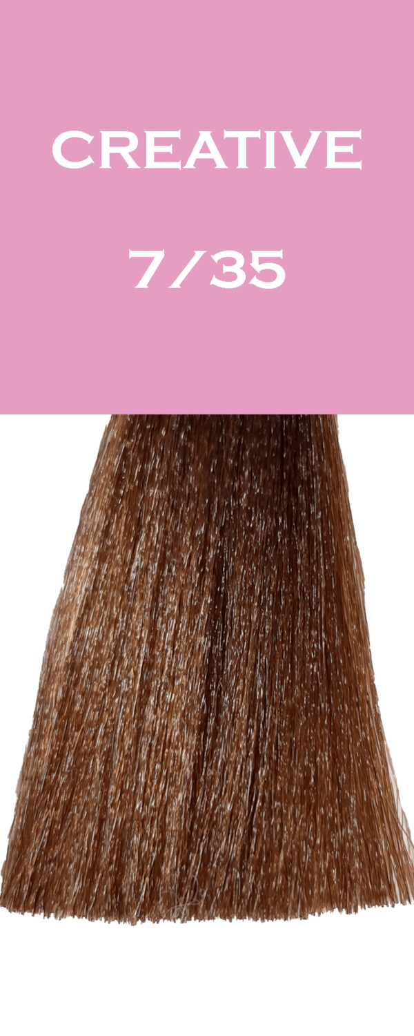 Coloration Creative - Blond Acajou Doré - 7/35 - 100 ml - Milk_Shake