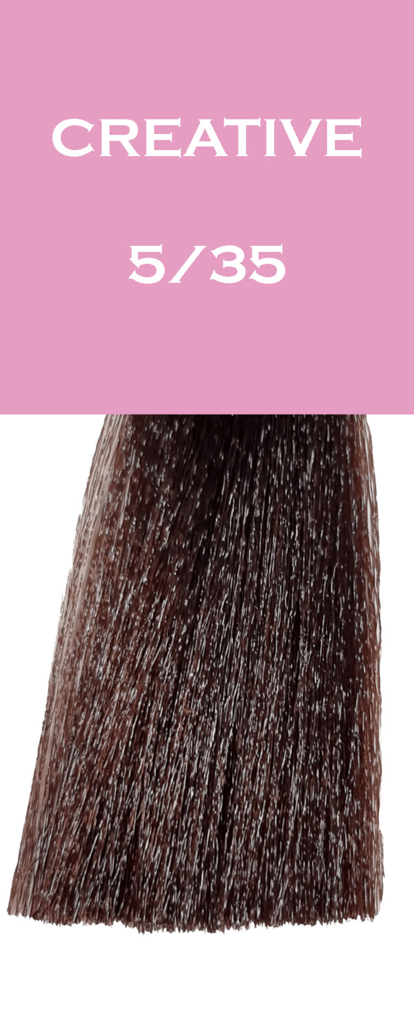 Coloration Creative - Châtain Clair Doré Acajou - 5/35 - 100 ml - Milk_Shake