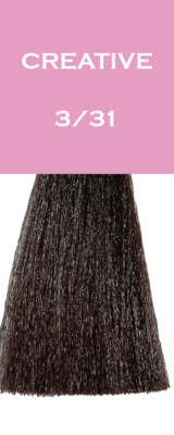 Coloration Creative - Châtain Foncé Doré Cendré - 3/31 - 100 ml - Milk_Shake