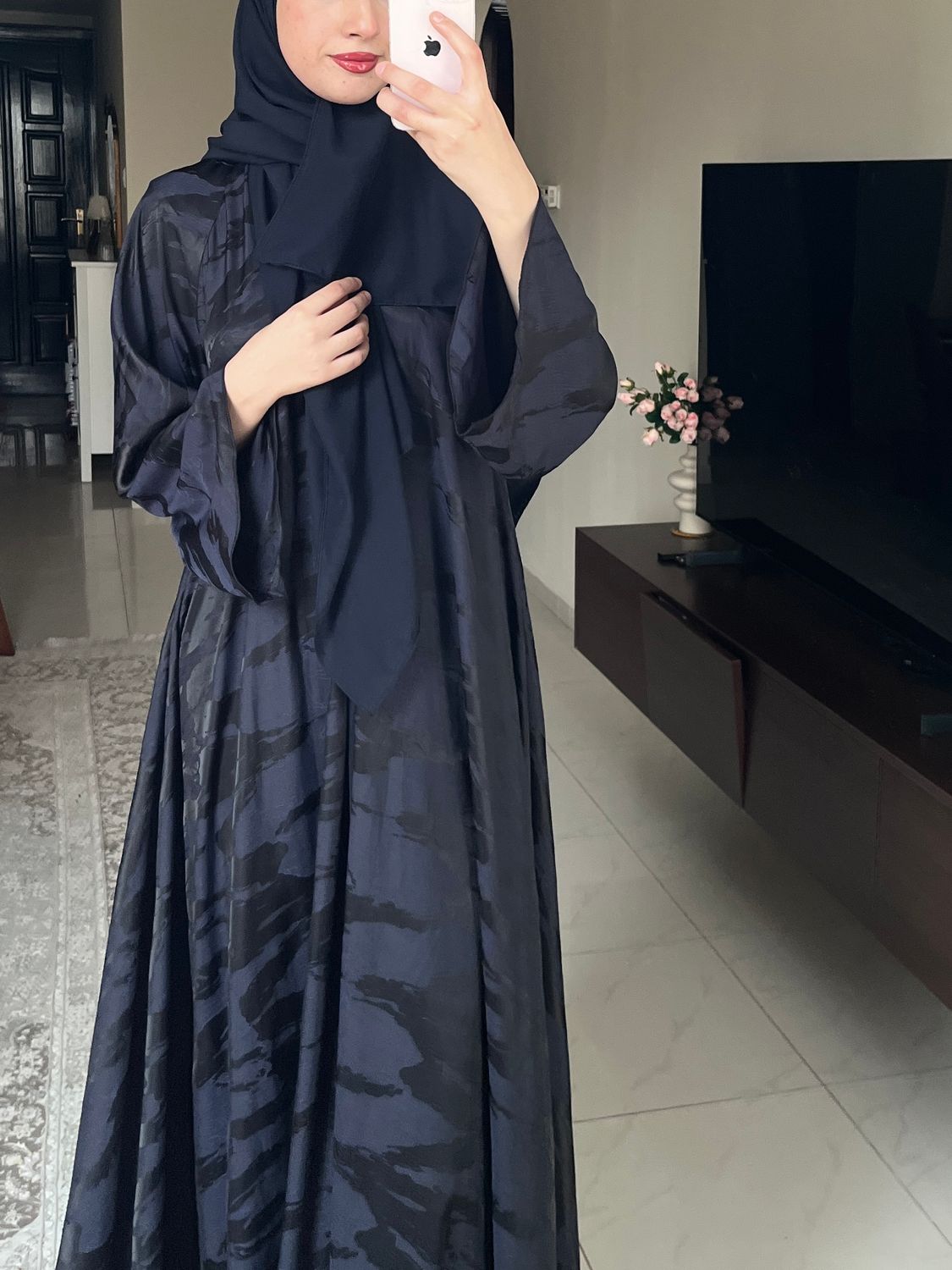 عبايه غيمه كحلي