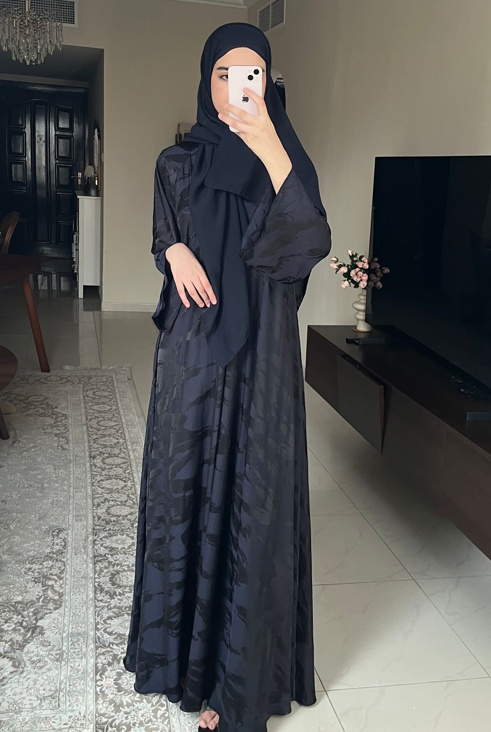 عبايه غيمه كحلي