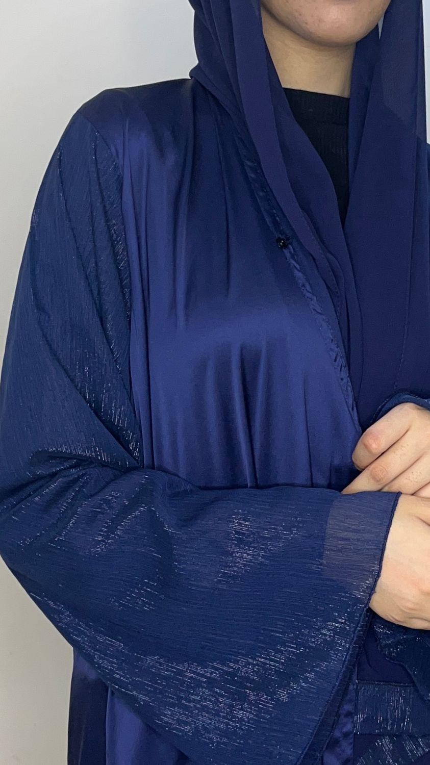 عبايه الاورغنزا ازرق