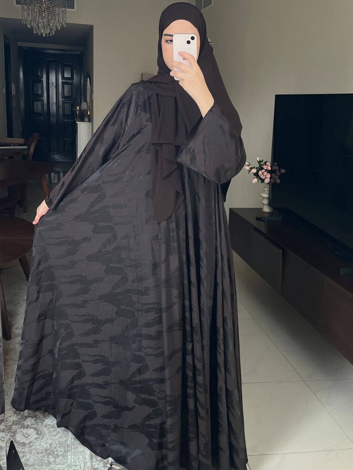 عبايه غيمه بني