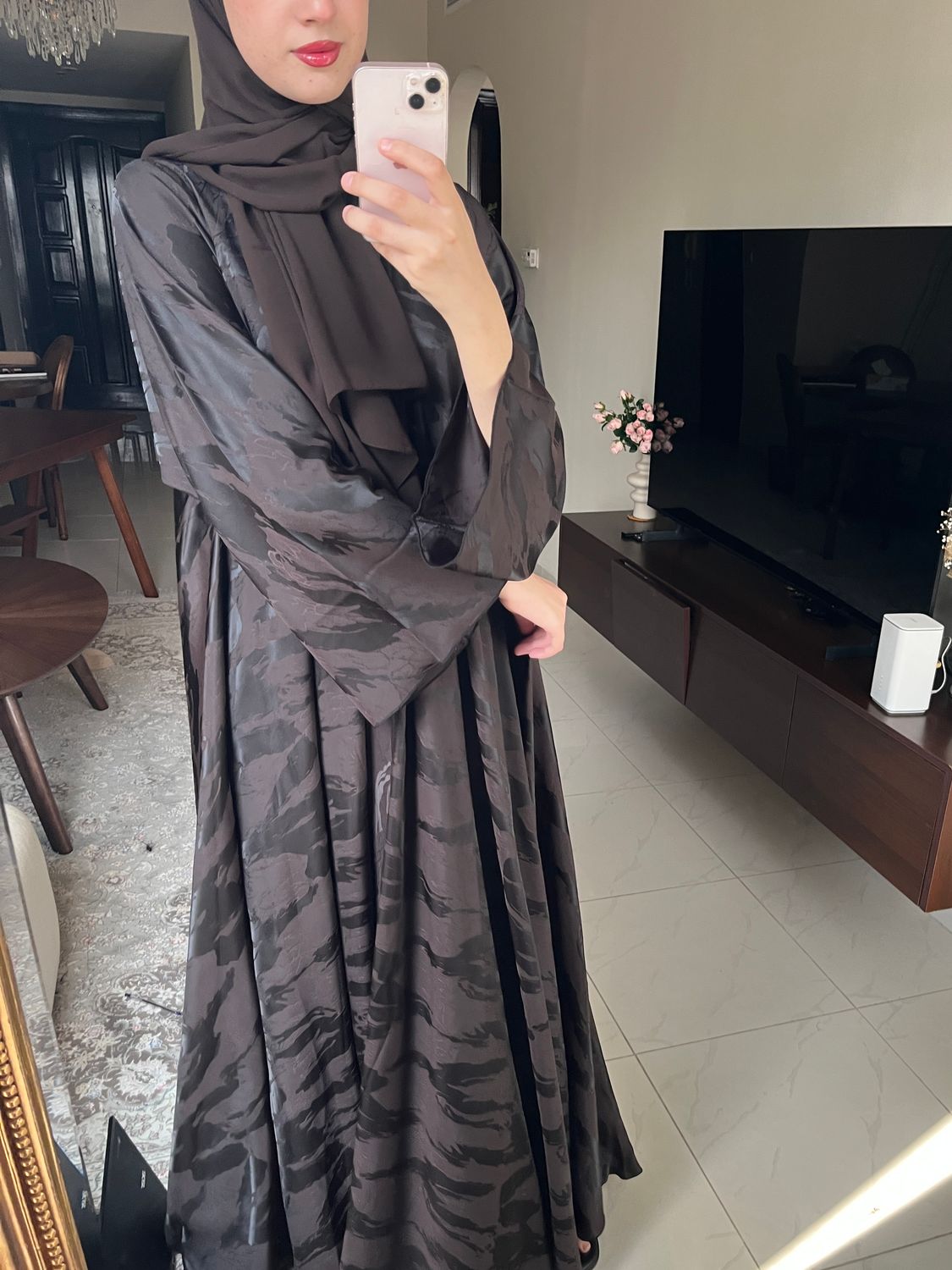 عبايه غيمه بني