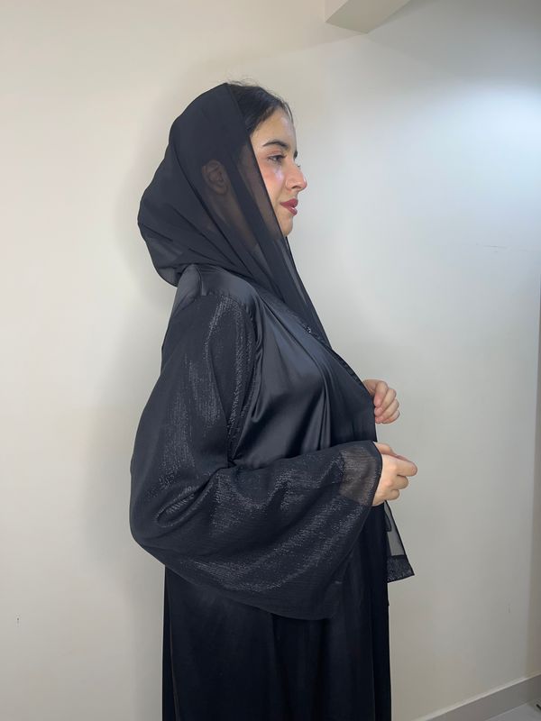 عبايه الاورغنزا أسود