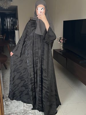 عبايه غيمه زيتي