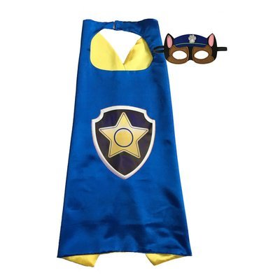 Paw Patrol Chase Cape and Mask Set