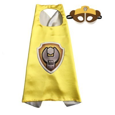 Paw Patrol Rubble Cape and Mask Set
