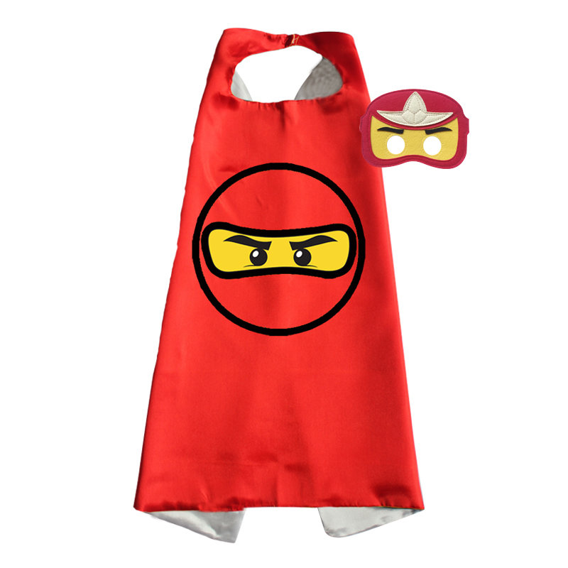 Ninjago Red Cape and Mask Set - Kai