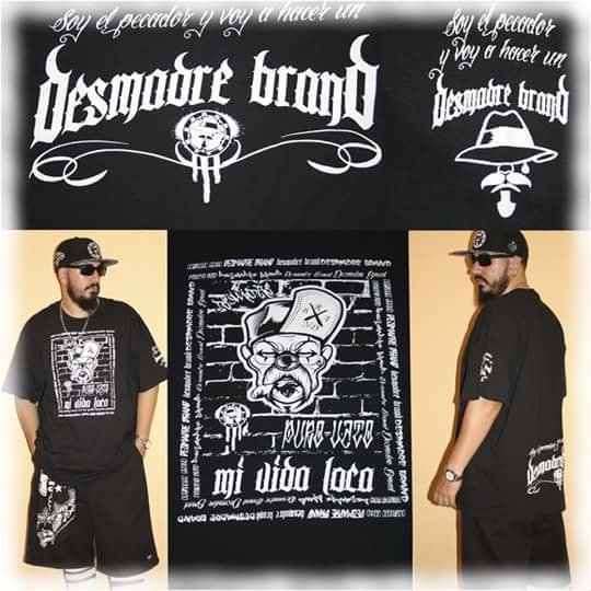 CAMISETA DESMADRE BRAND MI VIDA LOCA