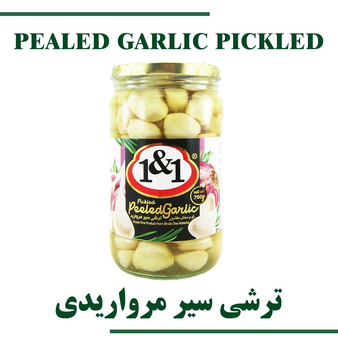 PEELED GARLIC PICKLED